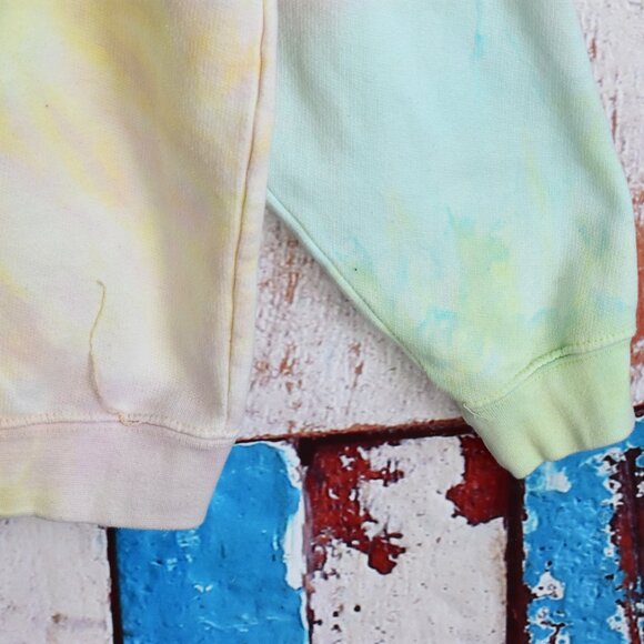 Women's Dreamsicle Hoodie Sweatshirt Orange Beach Tie Dye LARGE Multicolor - Picture 10 of 12